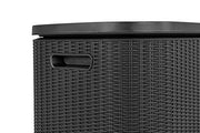 Keter Bevy BAR Cocktail Table, Polypropylene, Anthracite Grey