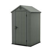 6 x 8 ft Outdoor Garden Storage Shed with Double Doors, Window & Heavy-Duty Floor Panel