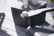Keter Alpine Adirondack Outdoor Garden Furniture Chair - Graphite Grey