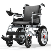 Lightweight Foldable Electric Wheelchair for Adults, 25+ Mile Travel Range, Portable Power Chair, Durable Alloy Frame