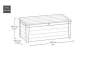 Brushwood 454L Storage Box - Grey