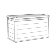 Cortina 757L Storage Box - Grey