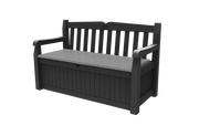 Eden 265L Storage Bench - Dark Grey
