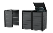 240L Bin Hideaway Extension - Grey
